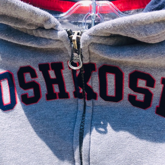 Oshkosh 2T zip up hoodie sweat jacket - Picture 2 of 8